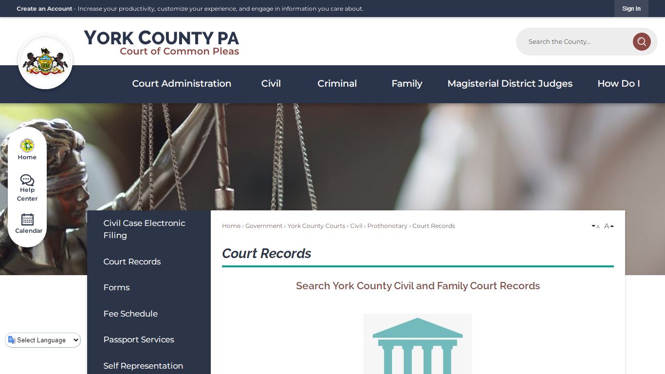 Court Records | York County, PA